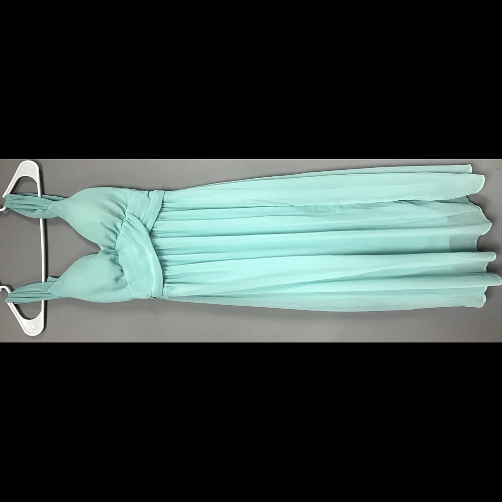 Mint green dress